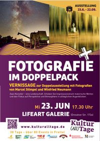 23.06.23 Vernissage Plakat-Foto-Doppelausstellung